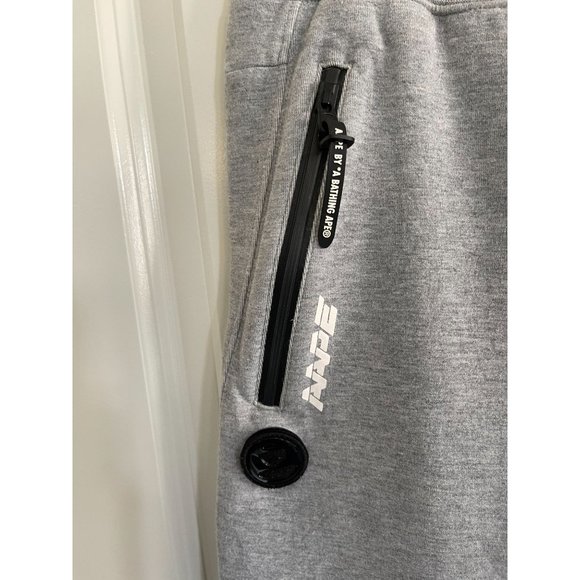 AAPE A Bathing Ape Joggers Gray - Picture 3 of 8